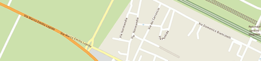 Mappa della impresa benini bruno a BOLOGNA