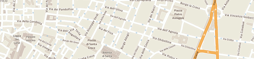 Mappa della impresa rosticceria cinese yang yang - sas a FIRENZE
