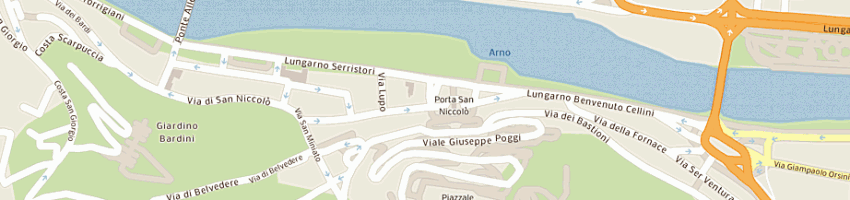 Mappa della impresa ipostudio a FIRENZE