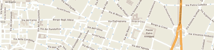 Mappa della impresa vannini piero a FIRENZE