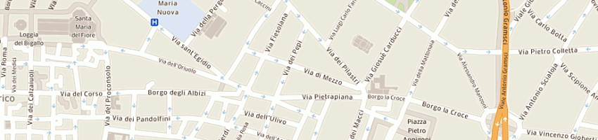 Mappa della impresa teatro laboratorio di figure a FIRENZE