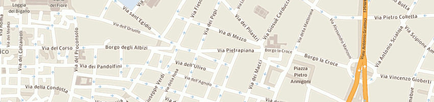 Mappa della impresa crepeia cose antiche e d'arte a FIRENZE