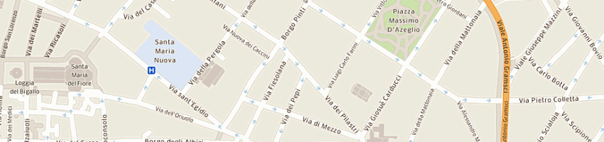 Mappa della impresa mago merlino a FIRENZE