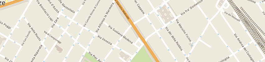 Mappa della impresa autofficina matteotti snc a FIRENZE