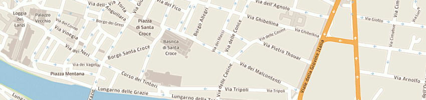 Mappa della impresa scuole pubbliche elementari a FIRENZE