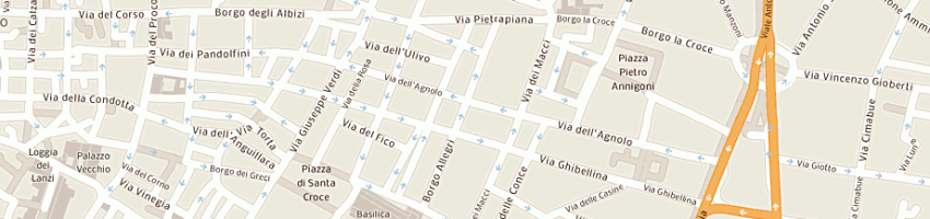 Mappa della impresa bovani sabrina a FIRENZE