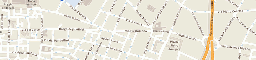 Mappa della impresa liga di lisa gallori e c snc a FIRENZE