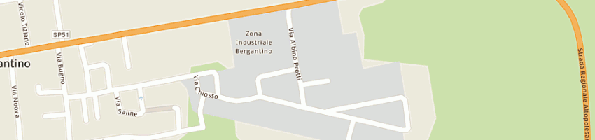 Mappa della impresa cmb srl a BERGANTINO