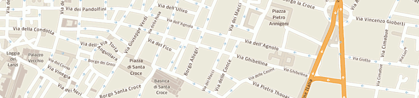 Mappa della impresa costa maurizio a FIRENZE