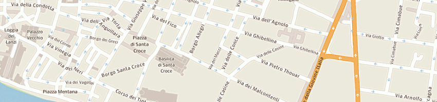 Mappa della impresa boschi carlo a FIRENZE