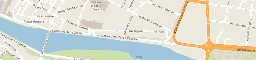 Mappa della impresa regina schrecker a FIRENZE