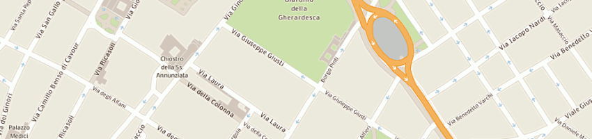 Mappa della impresa elle sas di focardi lisa a FIRENZE