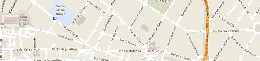 Mappa della impresa giacomel valter a FIRENZE