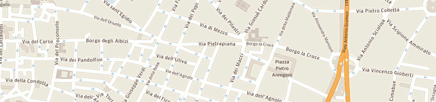 Mappa della impresa il forno dei ciompi snc a FIRENZE