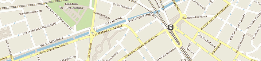 Mappa della impresa biondi beniamino a FIRENZE
