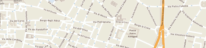 Mappa della impresa acciai mario a FIRENZE