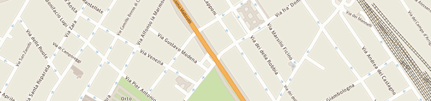 Mappa della impresa chalet dei fiori a FIRENZE