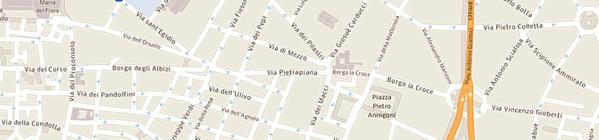 Mappa della impresa vertici srl a FIRENZE