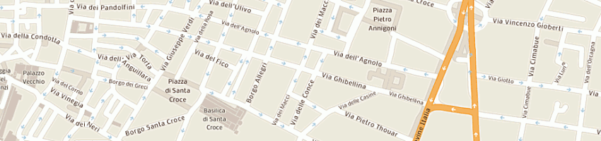 Mappa della impresa paolo paoletti designer sas di paoletti paolo e c a FIRENZE
