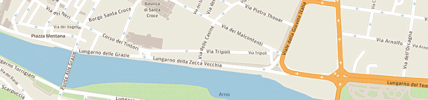 Mappa della impresa mini market di spaziani monica e c sas a FIRENZE