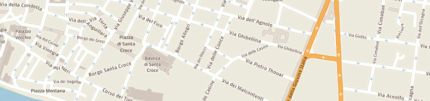 Mappa della impresa bruschi edoardo di bruschi filippo a FIRENZE