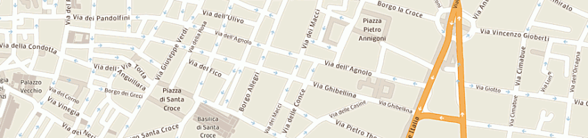 Mappa della impresa pieralli serena a FIRENZE