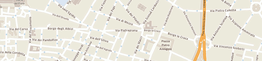 Mappa della impresa enrico boutique di giannelli nella a FIRENZE