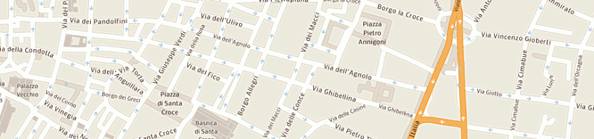 Mappa della impresa compagnia di san vito snc di andrea bianchini e gennaro napolitano a FIRENZE