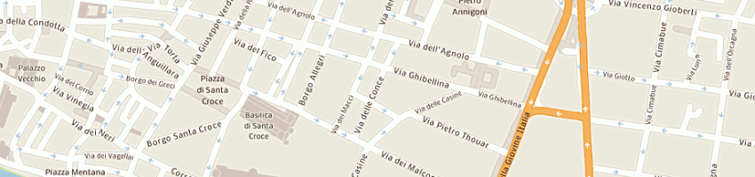 Mappa della impresa franchi fabio a FIRENZE