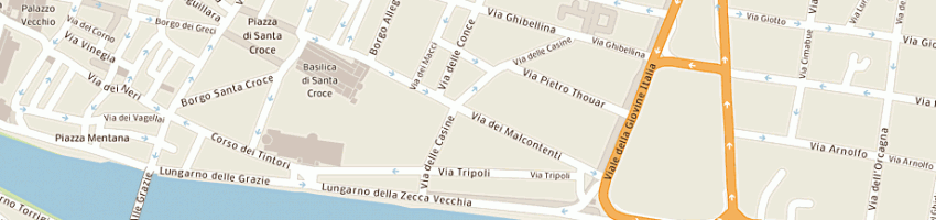 Mappa della impresa comune di firenze consiglio di quartiere n1 centro storico a FIRENZE