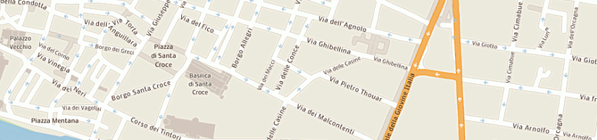 Mappa della impresa partito rifondazione comunista com provinciale a FIRENZE