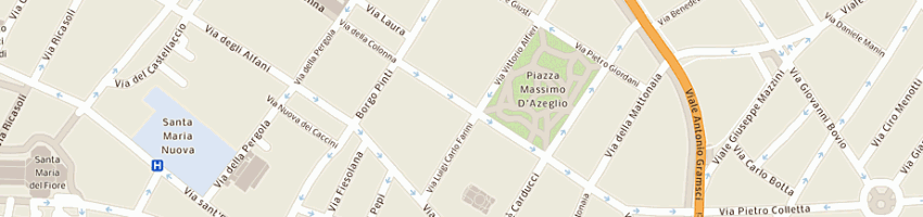 Mappa della impresa scuole pubbliche materne a FIRENZE