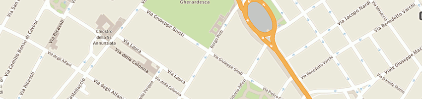 Mappa della impresa hobbitalia 2 (srl) a FIRENZE