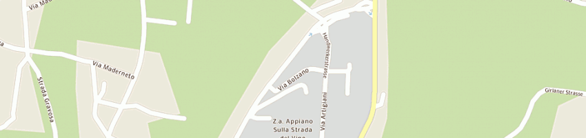 Mappa della impresa mobili planer srl a APPIANO SULLA STRADA DEL VINO