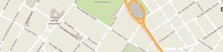 Mappa della impresa finline ced service srl a FIRENZE