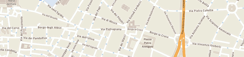 Mappa della impresa farmacia s ambrogio a FIRENZE
