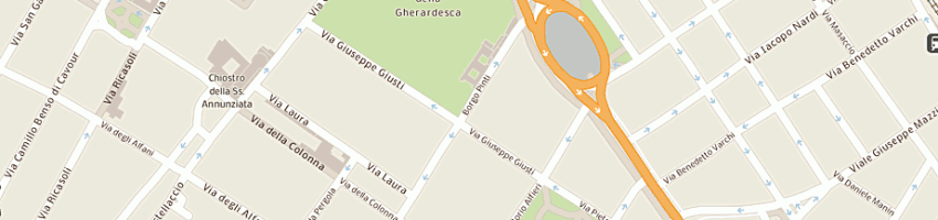 Mappa della impresa palmerini piero a FIRENZE