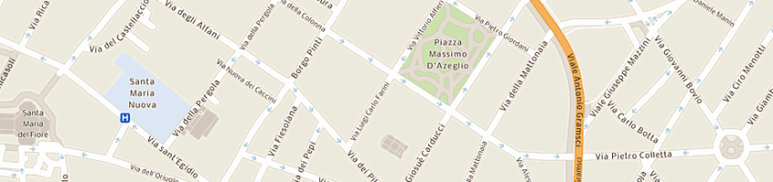 Mappa della impresa autofficina giorgio a FIRENZE