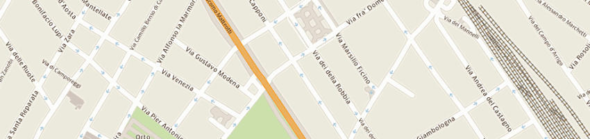Mappa della impresa corti stefano a FIRENZE