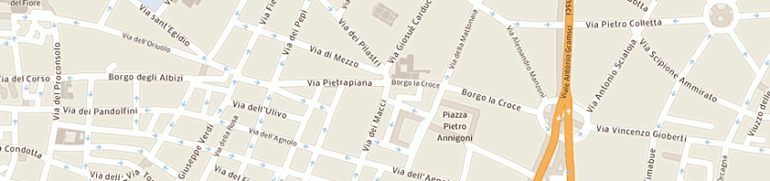 Mappa della impresa cibreo srl a FIRENZE