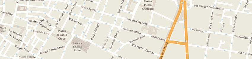 Mappa della impresa cartesio immobiliare srl a FIRENZE