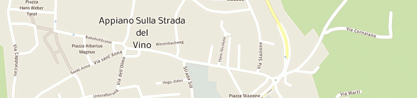 Mappa della impresa hafner peter paulo a APPIANO SULLA STRADA DEL VINO