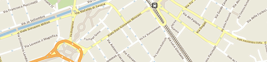 Mappa della impresa ciclone viaggi srl a FIRENZE