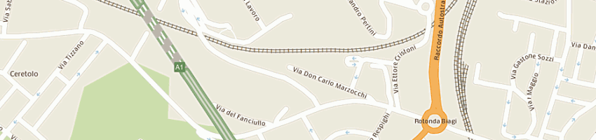 Mappa della impresa ricci fabio a CASALECCHIO DI RENO