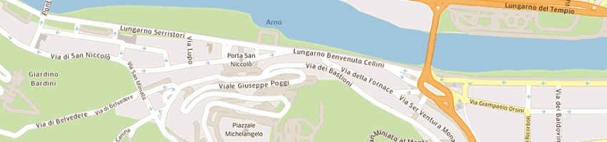 Mappa della impresa le rampe di reza pajoom e c sas a FIRENZE