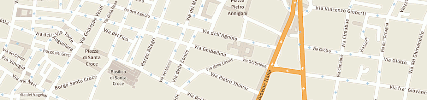 Mappa della impresa botticelli marcella a FIRENZE