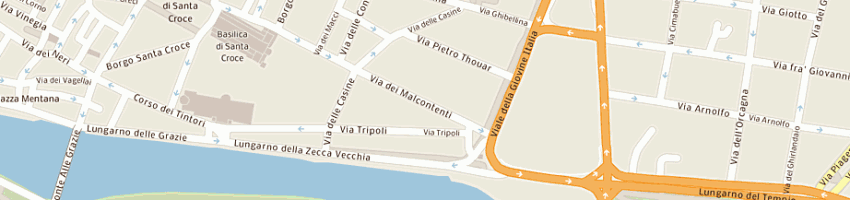 Mappa della impresa associazione toscana delle iippab a FIRENZE