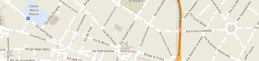 Mappa della impresa compagnini giuseppe a FIRENZE