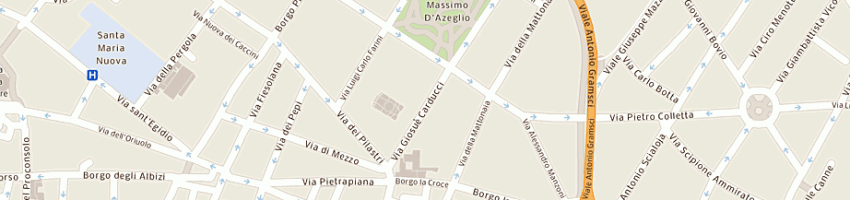 Mappa della impresa mediastar srl a FIRENZE