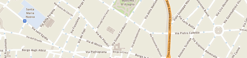 Mappa della impresa studio legale associato rombola' urciuolo niccolai a FIRENZE
